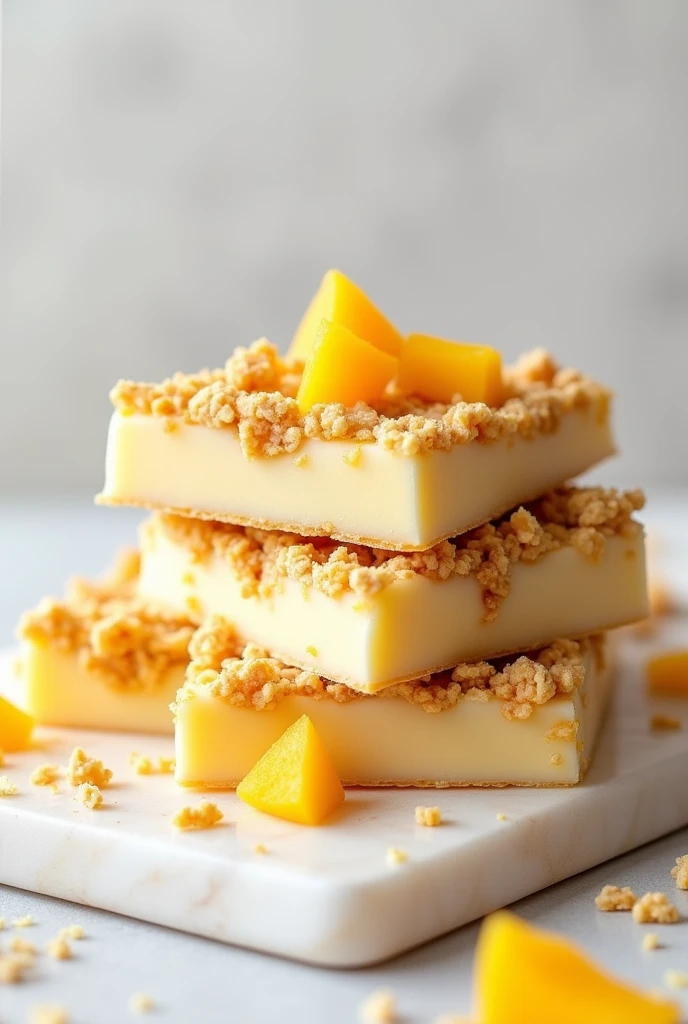 mango frozen yogurt bark