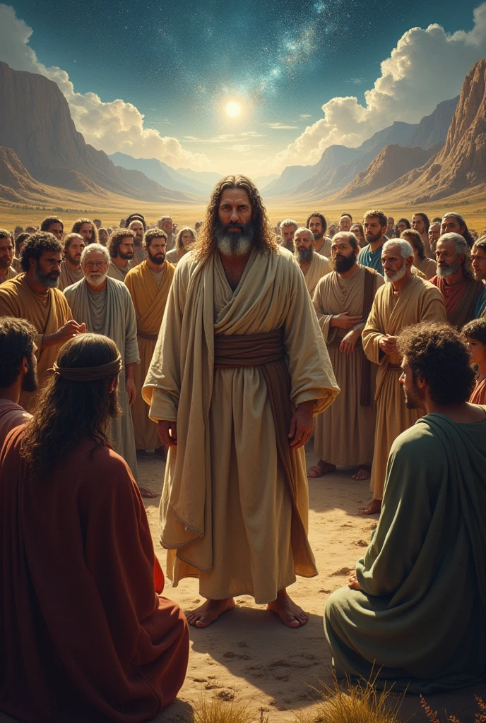 Jacob with 30 biblical characters