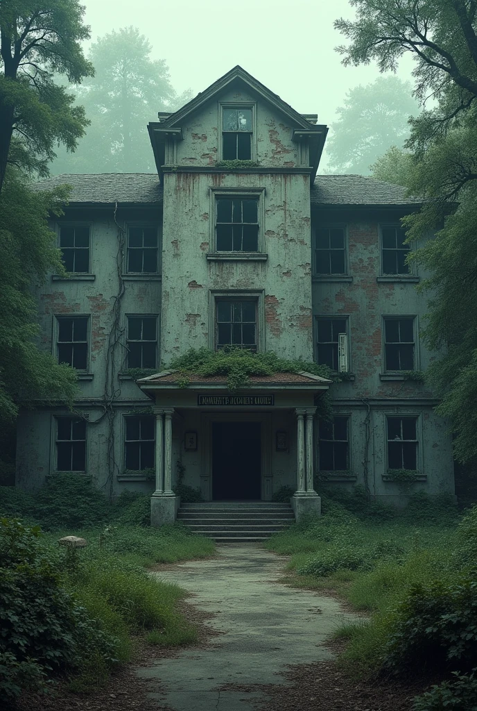 an abandoned hospital