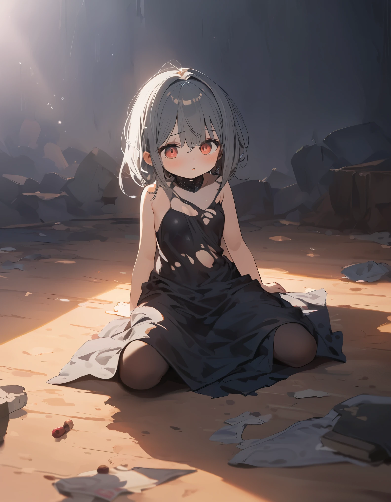 quality\(masterpiece, best quality,8k,非常に精細なCGユニットのwallpaper,High resolution,top-quality,top-quality real texture skin,Surreal,Increase the resolution,RAW Photos,最高quality,Very detailedな,wallpaper\), break ,One person\(Little,Young、Innocent、So cute, Adorable, cute,,,Little,大きな泣泣き顔,Rape Eyes、middle School girbreasts\(Very detailed\)))),(red:1.3),(((Very large))),Too big,Smooth, Shiny,Absolute despair\),Revealing torn uniform、Whole body bloody,Big eyes,Eyes of the Universe,Long Hair,White and dirty whole body,\(Cosmic Hair,Short Hair、Layered Shaggy,\)\), break ,background\(Lying down、After the rape,Garbage dump、Total body weakness、General convulsions、Rape case\((black:1.5),many kinds of semen,Beautiful moonlight shining through\),Best lighting,\),