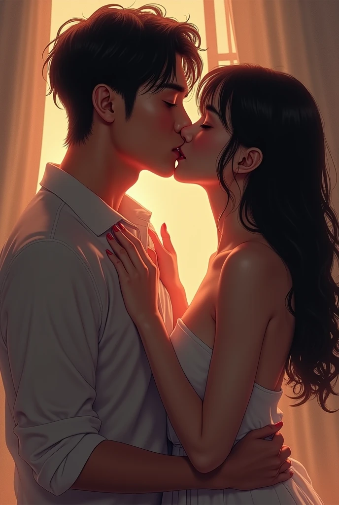 Kang Doshik kiss