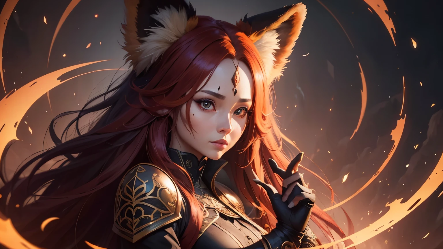 Female anthropomorphic sorceress red panda. official art: an award-winning digital masterpiece in 4K Ultra HD, Extreme detail and intricate realism. symmetrical face. This conceptual art comes to life thanks to the hands of artists like Wlop & Artgerm in a stunning 2D vector illustration. The background is a panoramic view..
INFO
