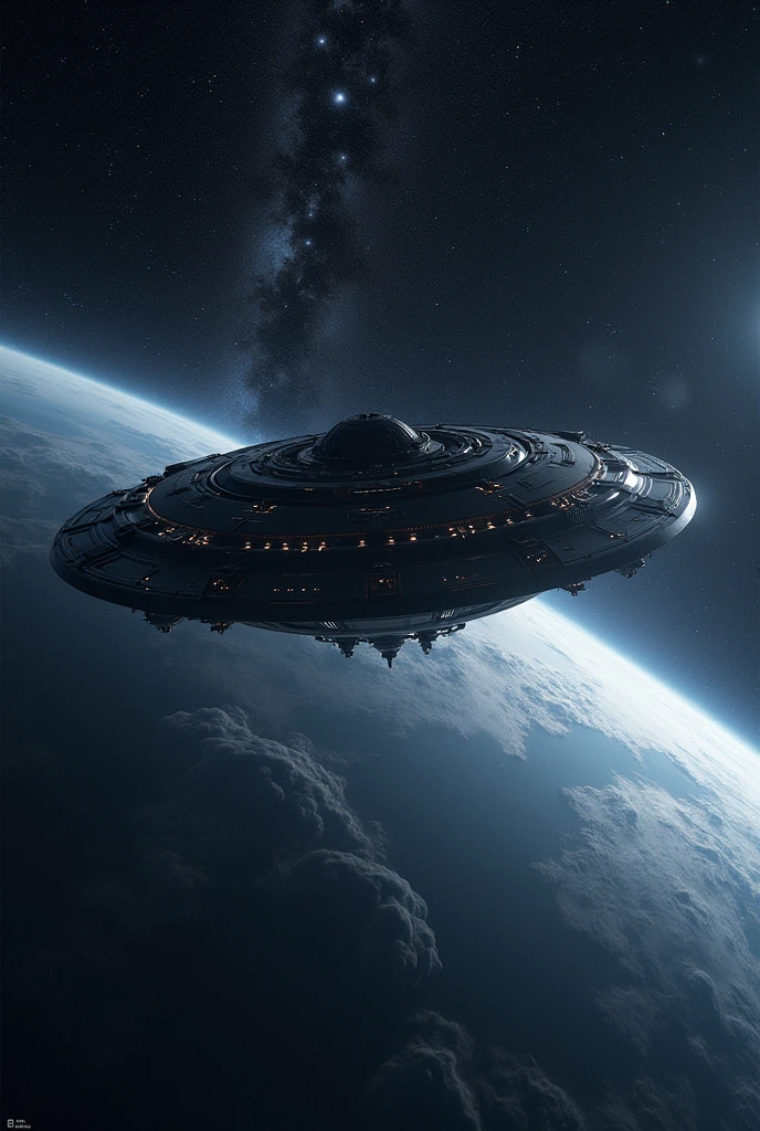 masterpiece, Highest quality, Super detailed, (Sea of stars)、diameter2km、(Terraforming machine landing on planet)、