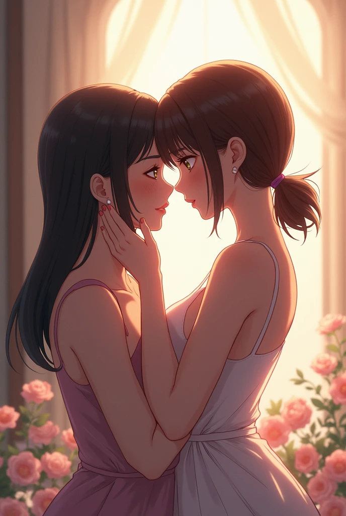 Yor Forger and Shouko Komi as girlfriends