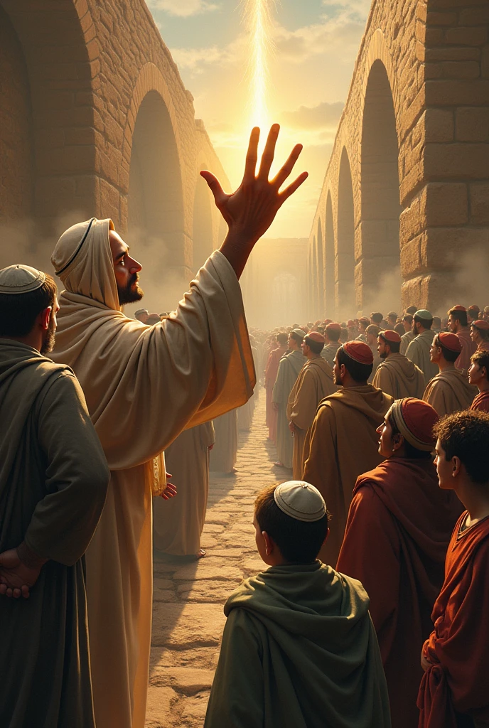 #pulling hand 
#jewish ancient people
#many People

