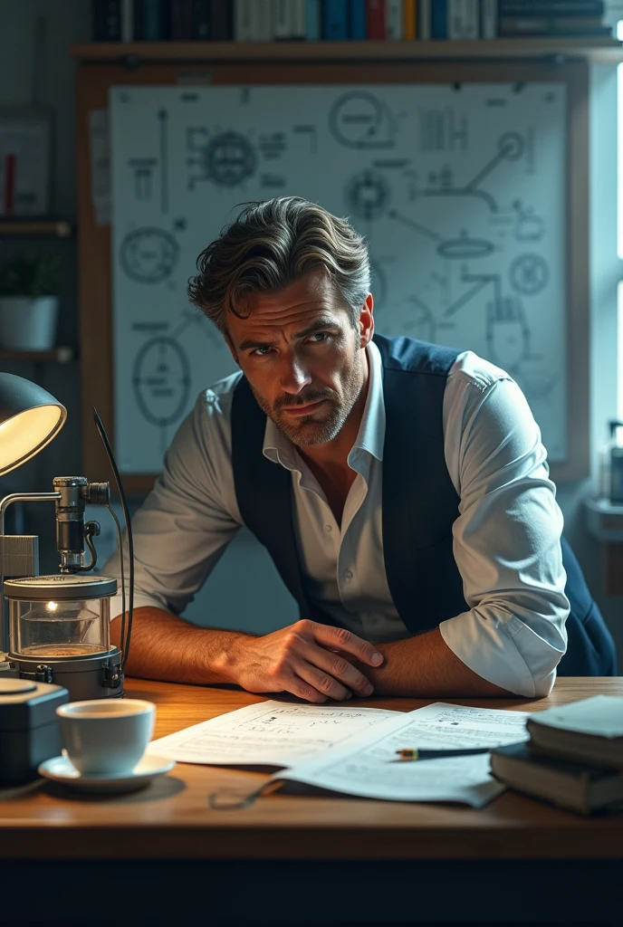 A man who is passionate about research