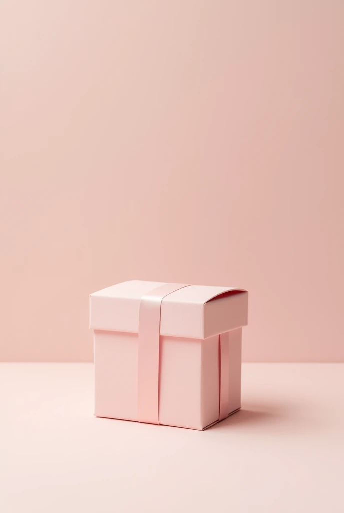 Pink simple small gift box