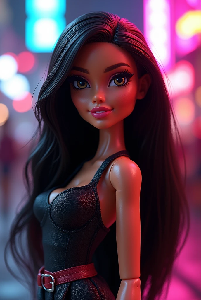 Bratzz black haired doll 
