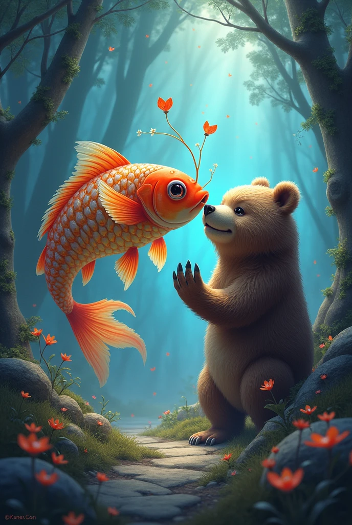 Fish and Bear's Paw