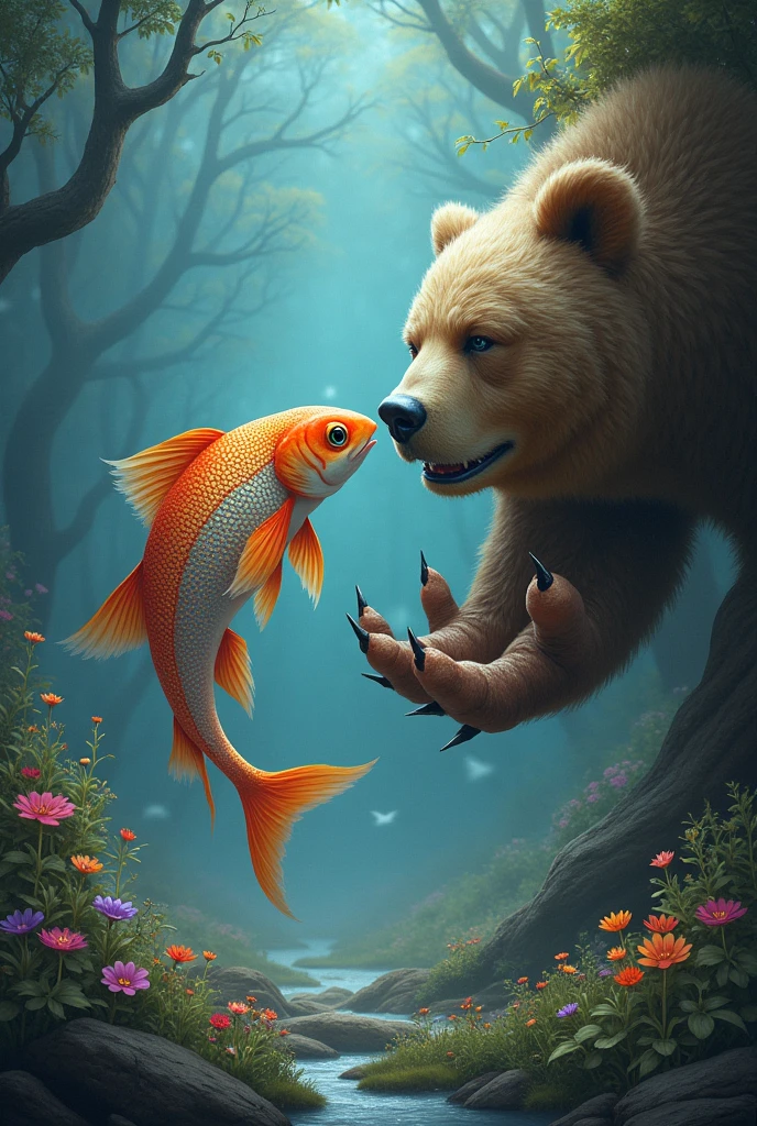 Fish and Bear's Paw