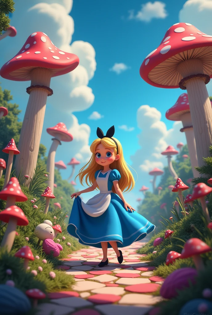 Alice in wonderland animated aesthetic wallpaper