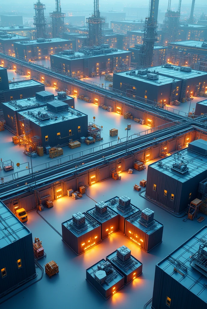 Simulation to improve efficiency in the distribution of industrial plants. con sotfware flexsim