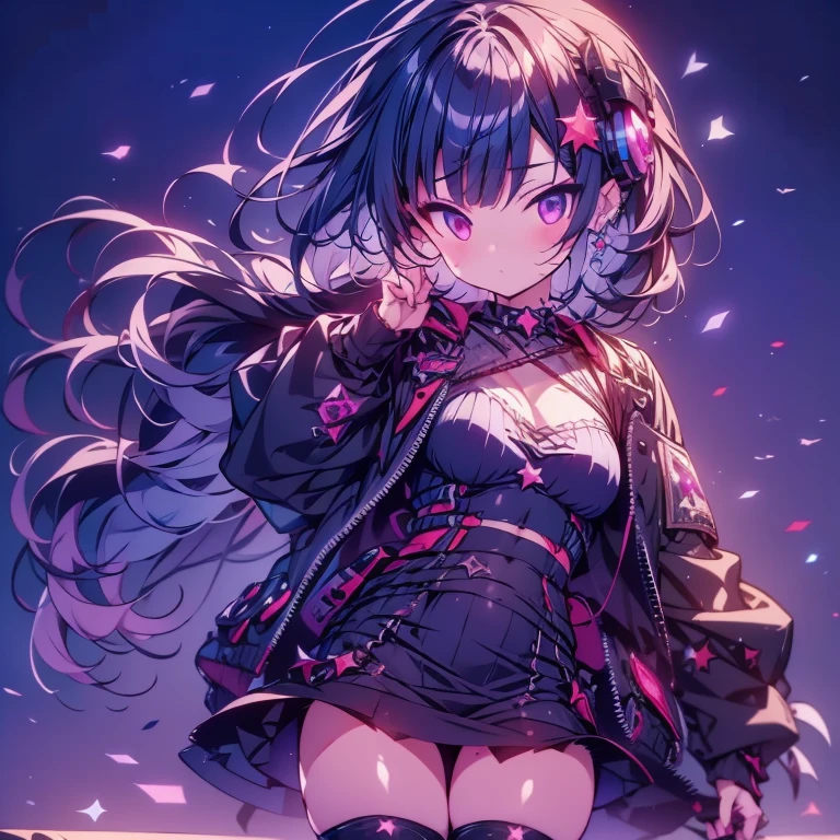Star Fairy、cyber punk、simple background、kawaiitech