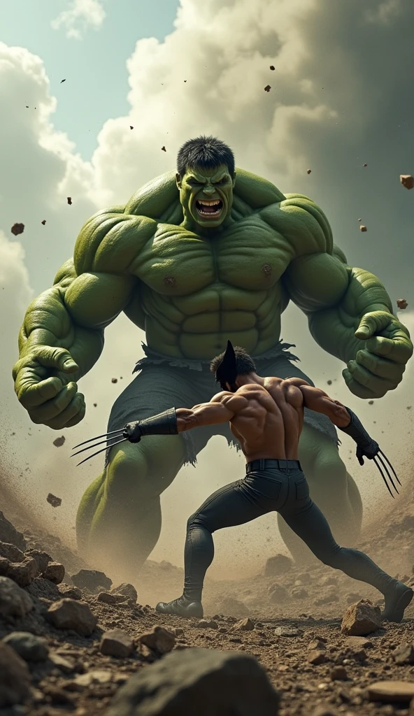 Wolverine vs Hulk
