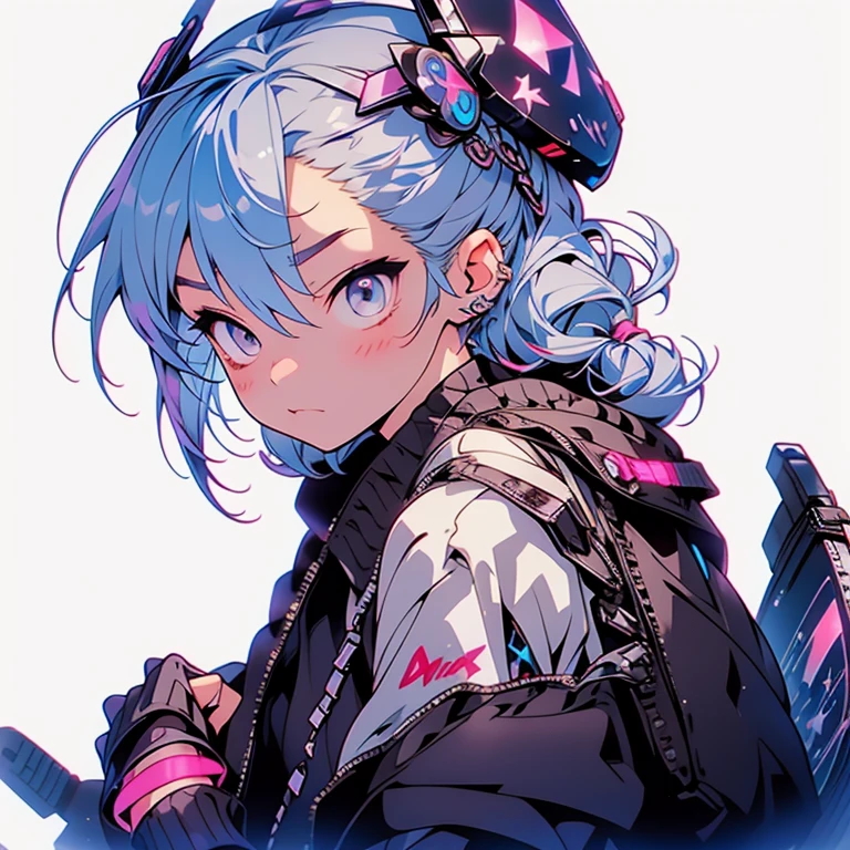 Star Fairy、cyber punk、simple background、kawaiitech