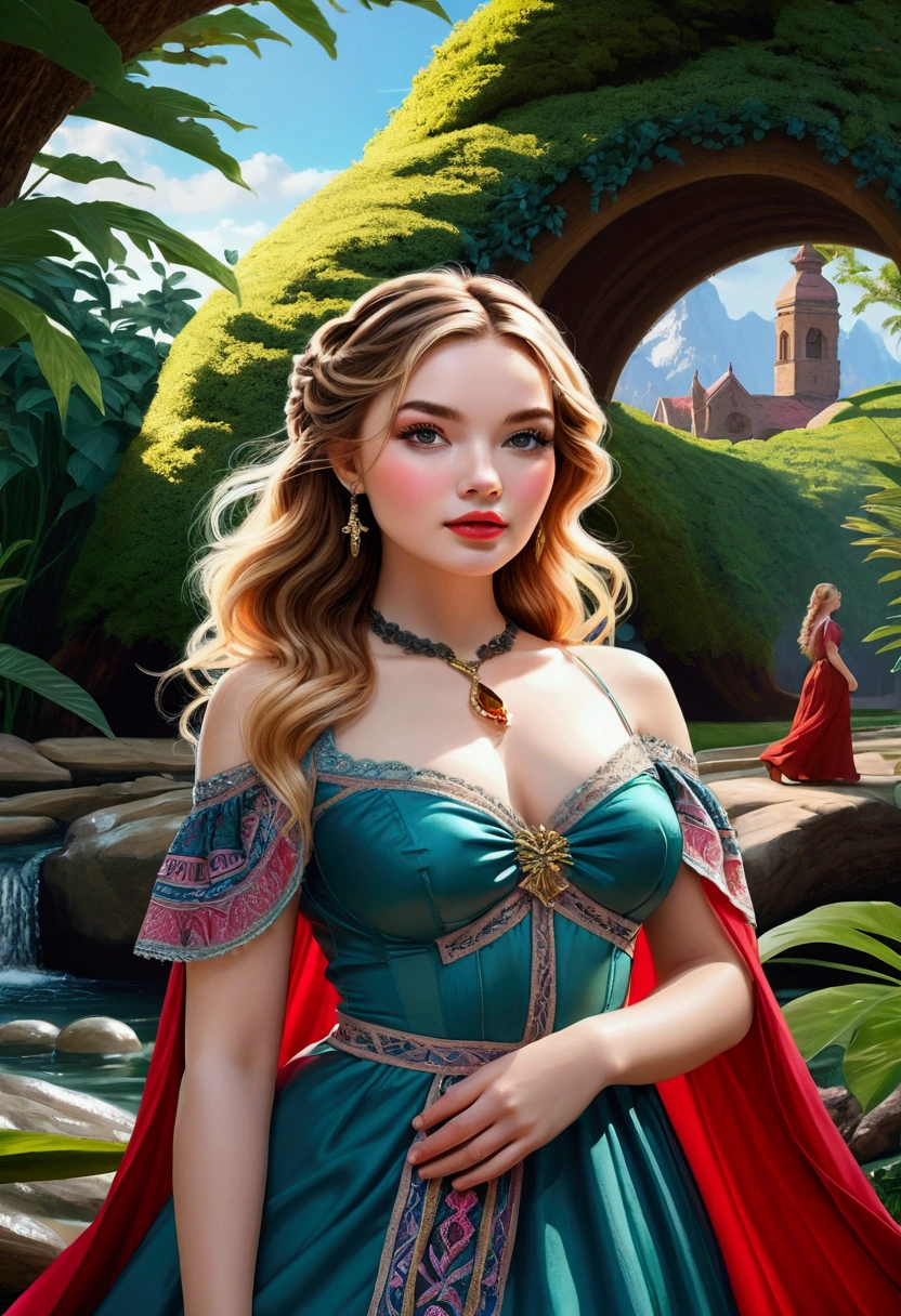 A beautiful woman in a flowing green dress, long wavy hair, detailed facial features, elegant pose, standing in a lush garden with colorful flowers, sunlight filtering through the trees, cinematic lighting, vibrant colors, intricate details, photorealistic, 8K, masterpiece, (best quality,4k,8k,highres,masterpiece:1.2),ultra-detailed,(realistic,photorealistic,photo-realistic:1.37),HDR,UHD,studio lighting,ultra-fine painting,sharp focus,physically-based rendering,extreme detail description,professional,vivid colors,bokeh,portrait
