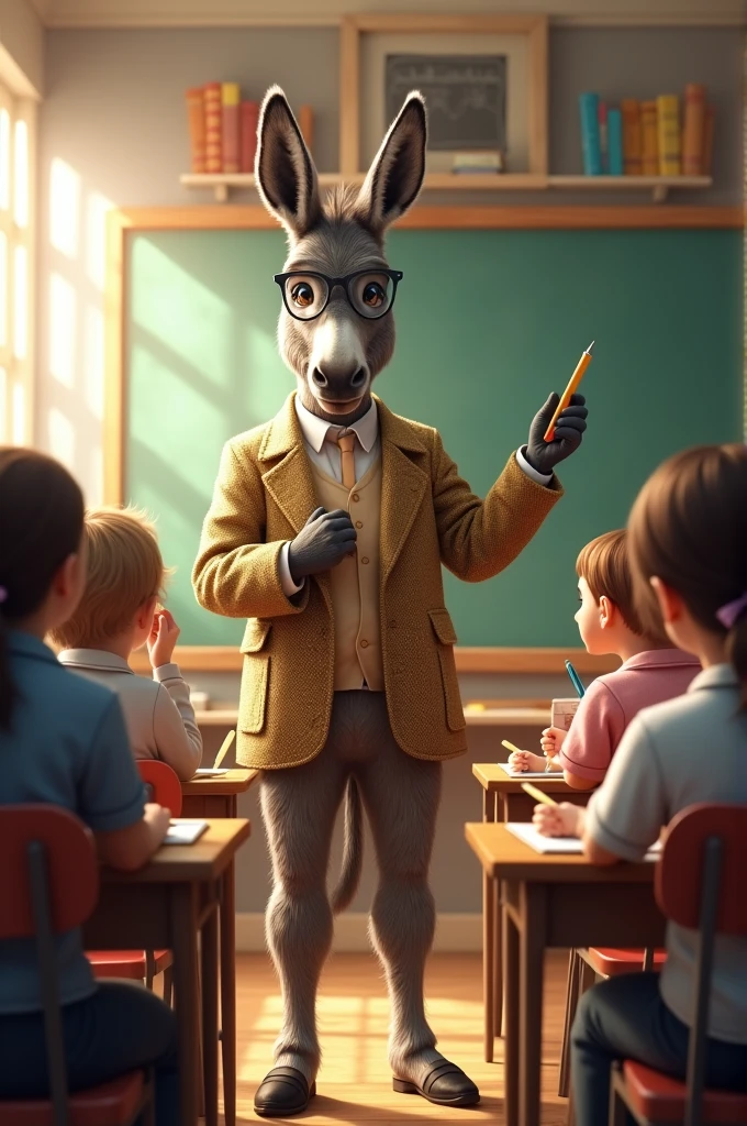 Donkey giving class