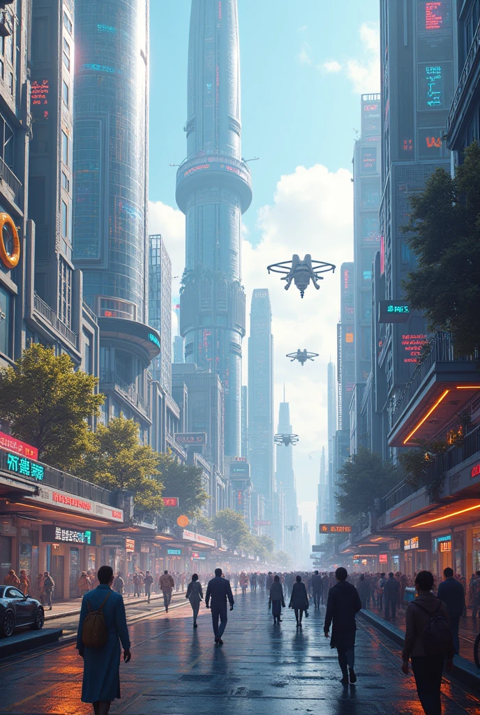 Futuristic town