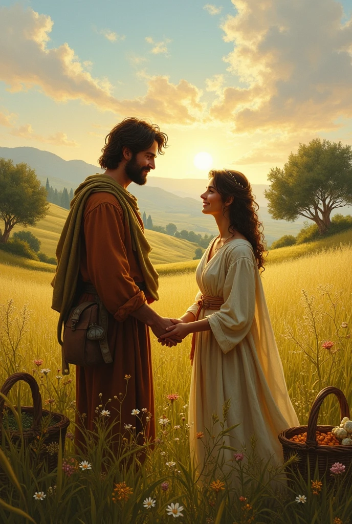 Jacob working finds Rachel