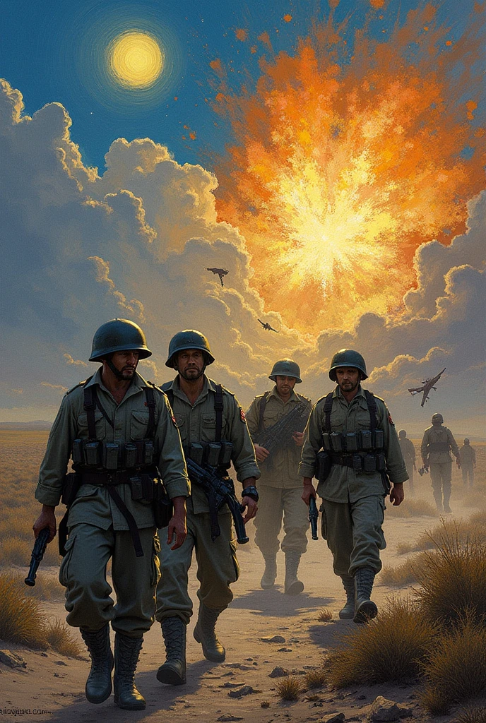 last resort in battle, Paraguay and Van Gogh style, without houses