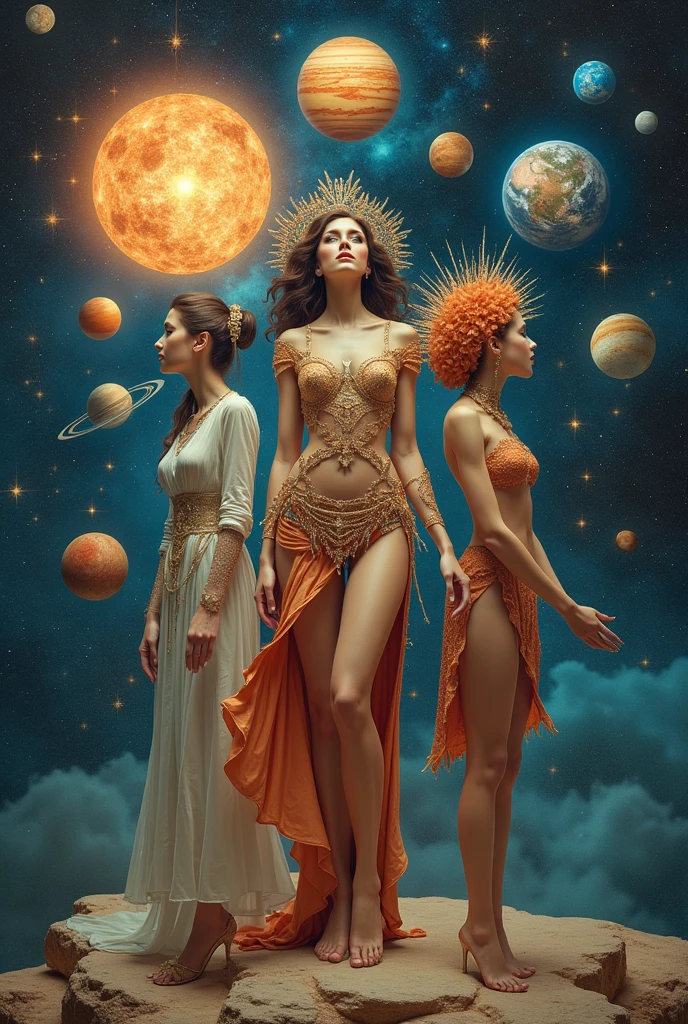 Planets of the solar system human version 