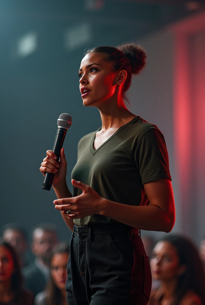 Girl, speaker