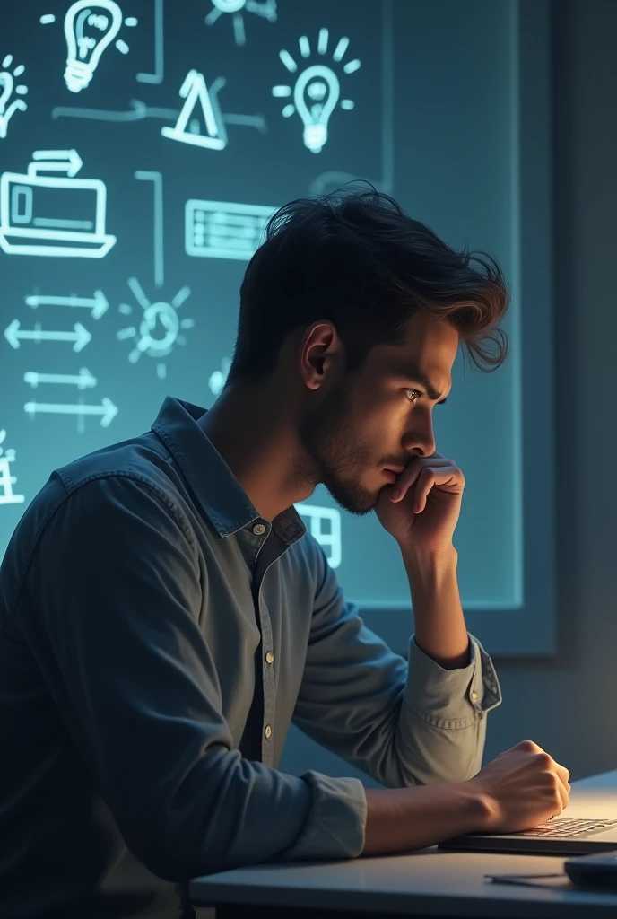 someone taking ideas to share the best ideas to create an idea of their own