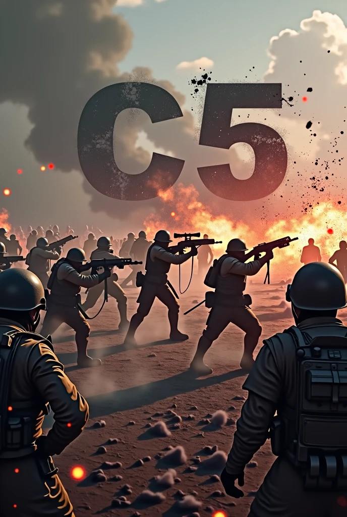 Last War game at war with alliance initials written &#39;C5S&#39;