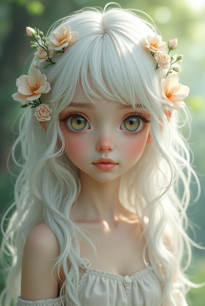White haired cutie