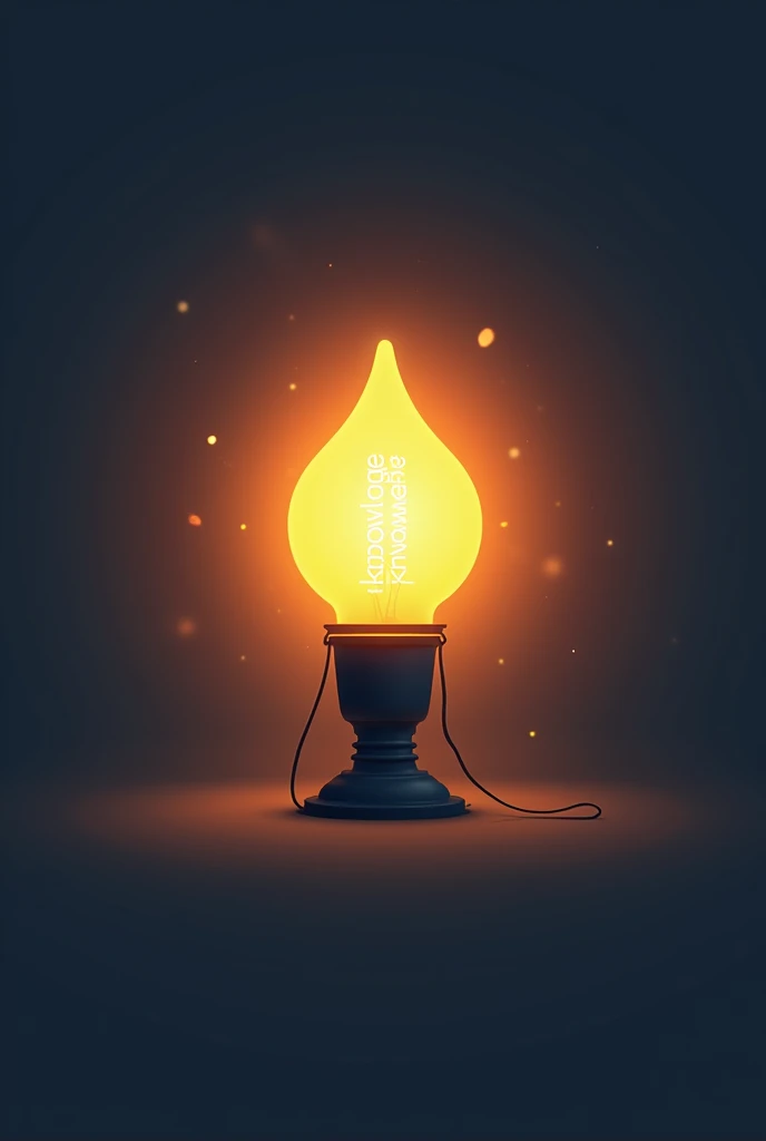 Logo for these word Knowledge Lamp
