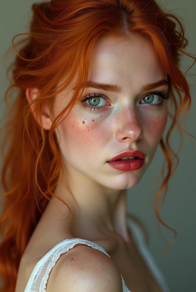 redhead woman