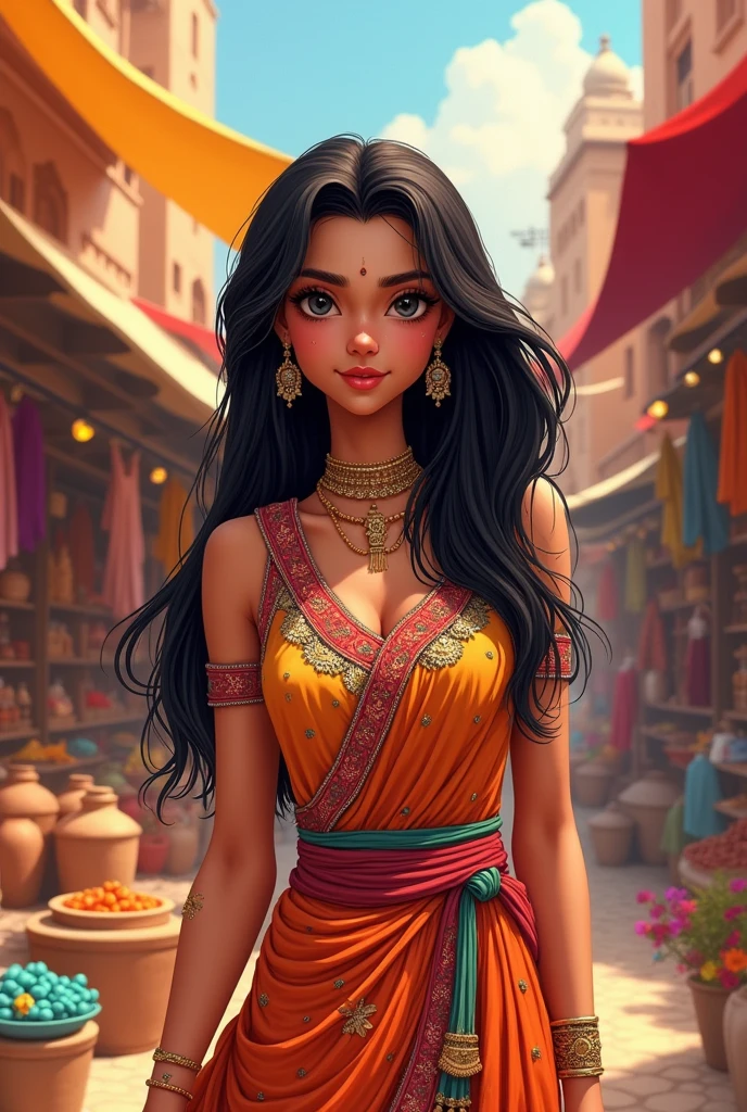 A rajasthani  girl in modern dress