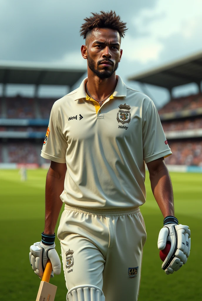 Naymer jr as a cricket palyer 