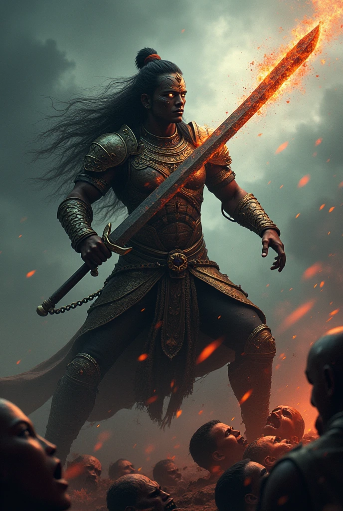 kalki gathering and cut of heads of criminals in this generation with his sword