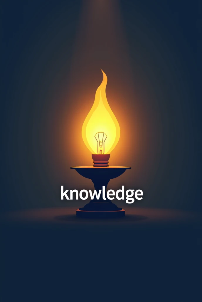 Logo for these word Knowledge Lamp