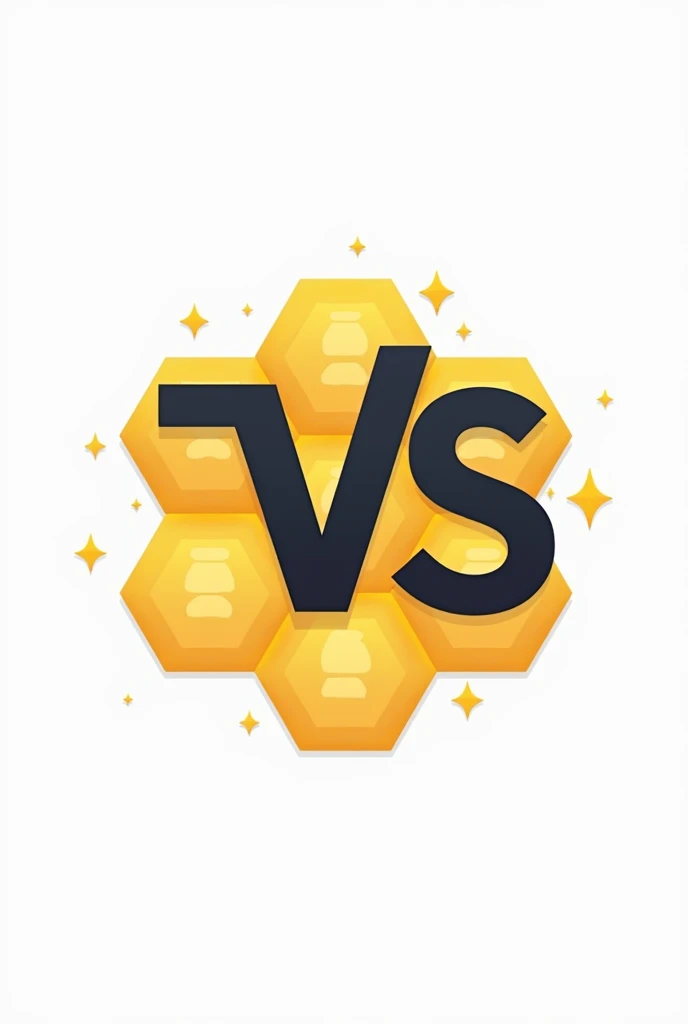 Create a flat vector, illustrative-style emblem logo design for a YouTube channel named ' Viralsociety', designed with a modern beehive enclosing the channel's initials 'VS', symbolizing the buzzing activity around viral topics. Use honey gold and dark grey to symbolize the wealth of viral information and connectivity against a white background. Do not show any realistic photo detail shading.