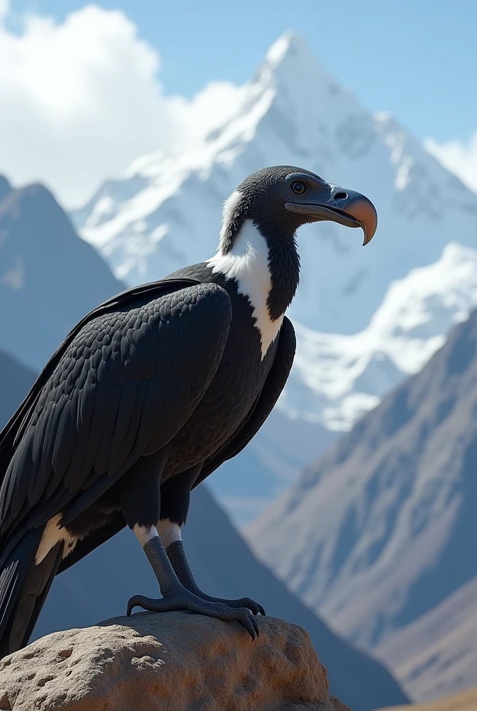 Beak prosthesis for Andean condor