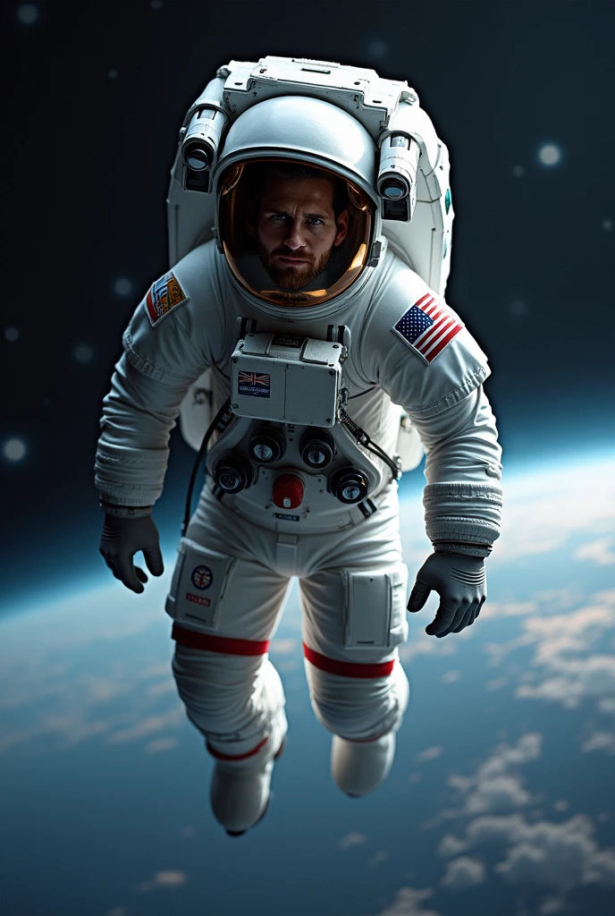 Messi as a Astronaut