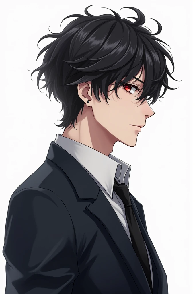 Handsome Anime facing right