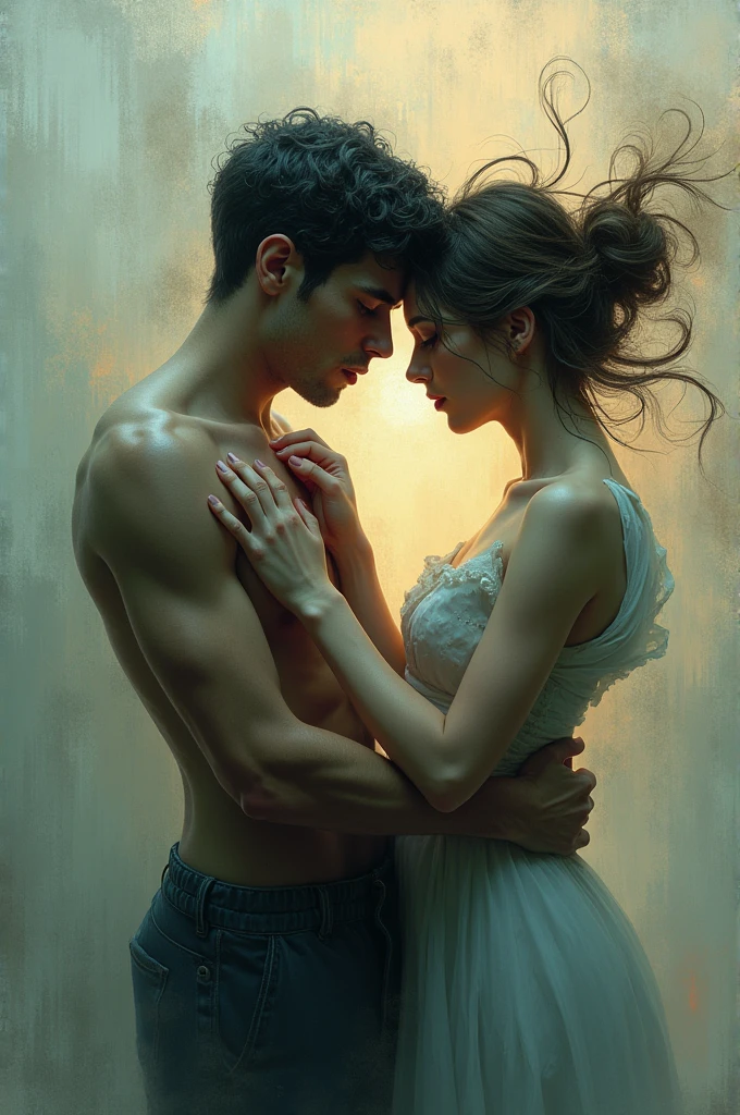 Create an image that is about emotional relationships and emotional dependence in these