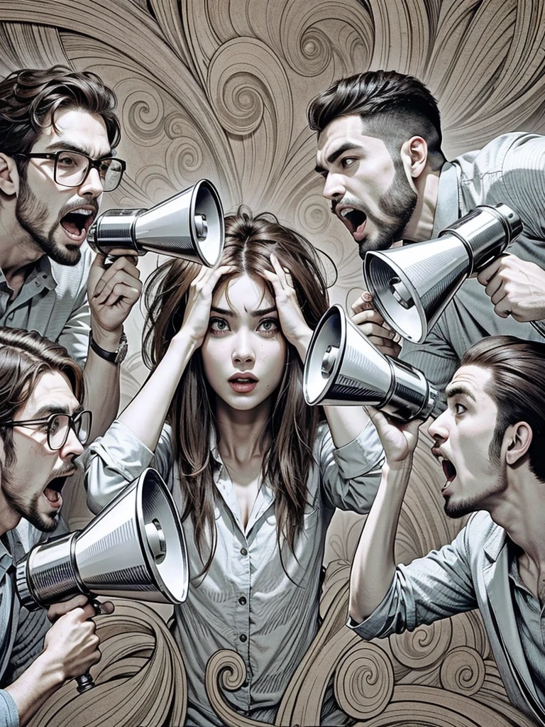 Change lighter hairstyle of men and make him angry and remove beared