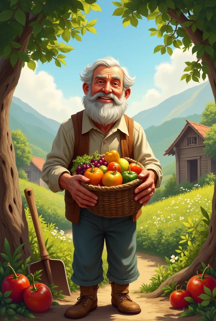 2. **Main Character**: Eli, a kind old man who is generous and shares his harvest with those in need.