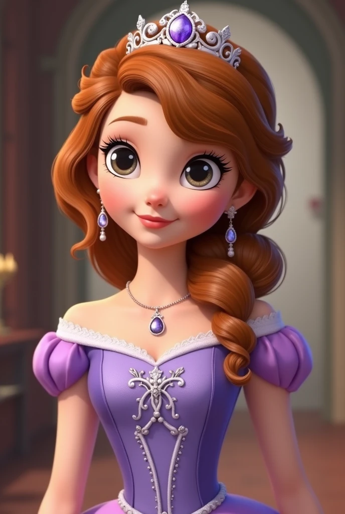 Create Princess Sofia Let her be 1 More adult A little more adult Let her have bigger breasts
