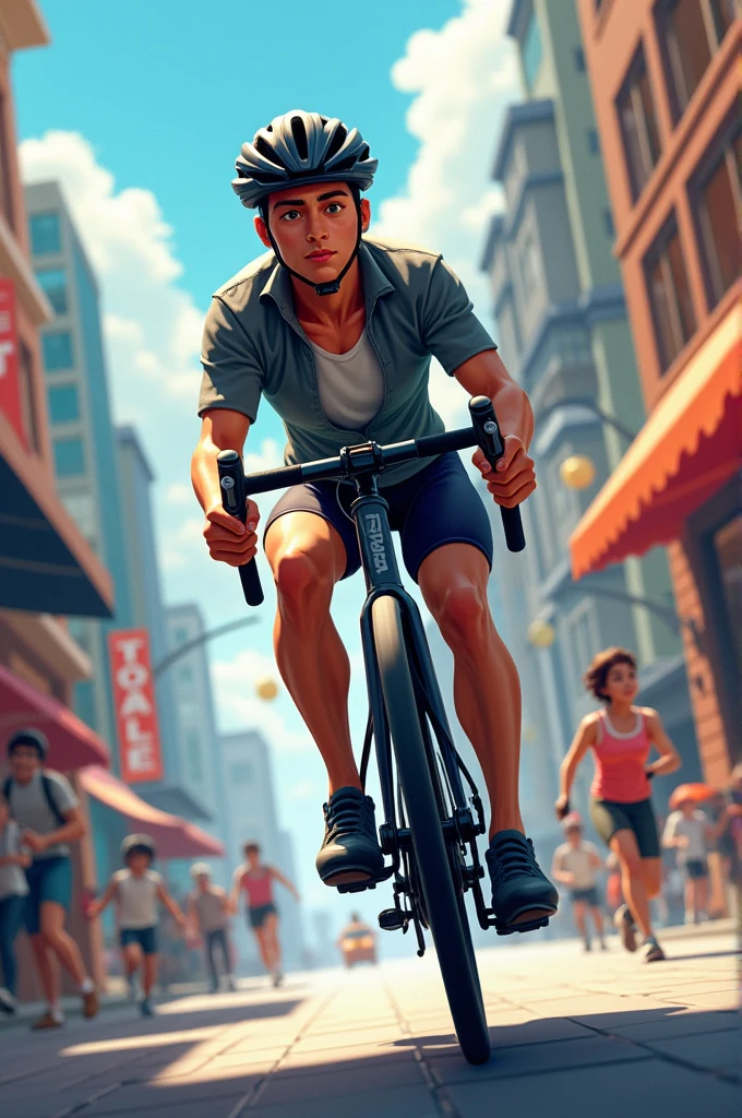 Billi cycle chalate Hue photo generate Karke do