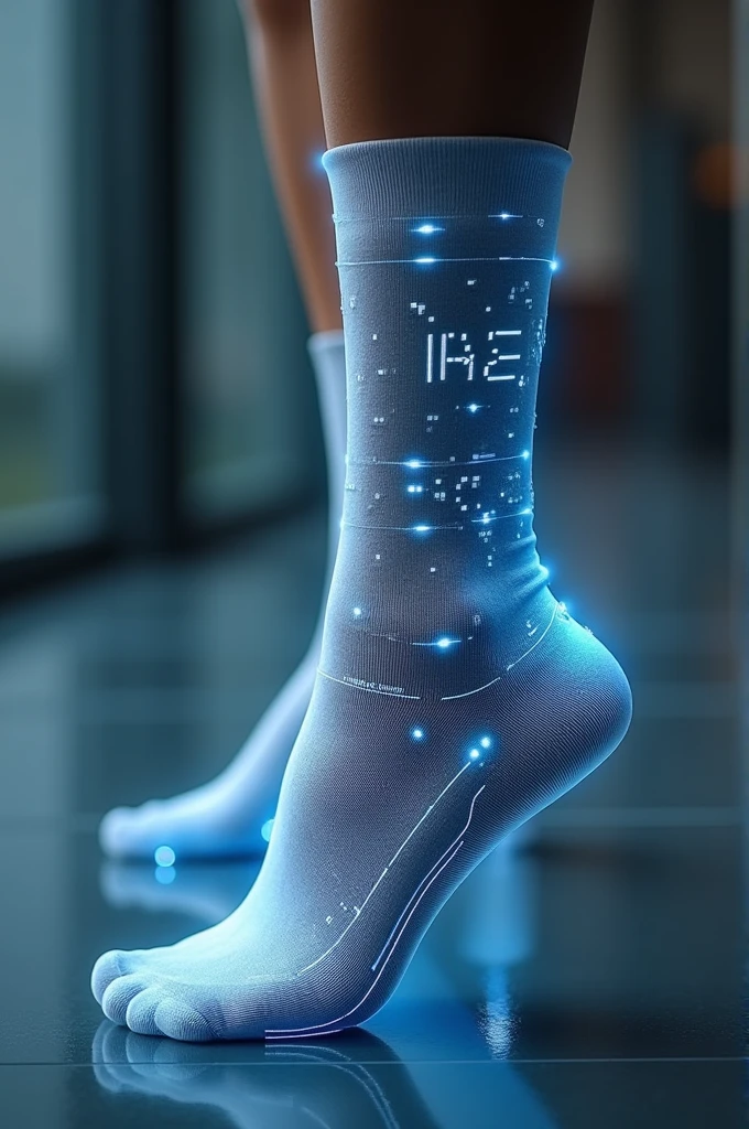 Technological socks with health monitor
