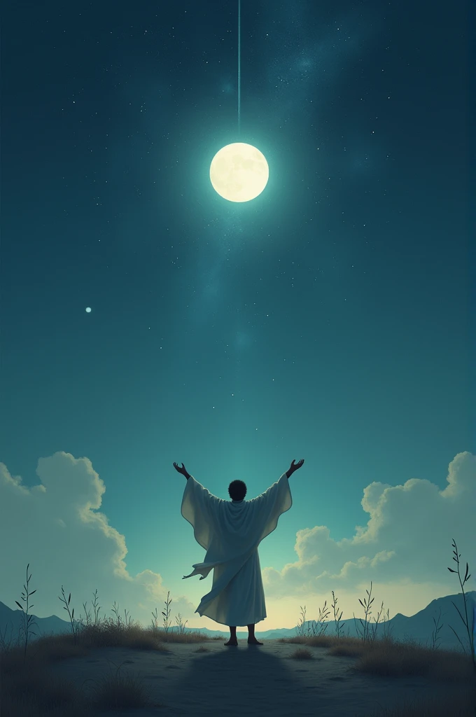 Touching life while touching the moon
