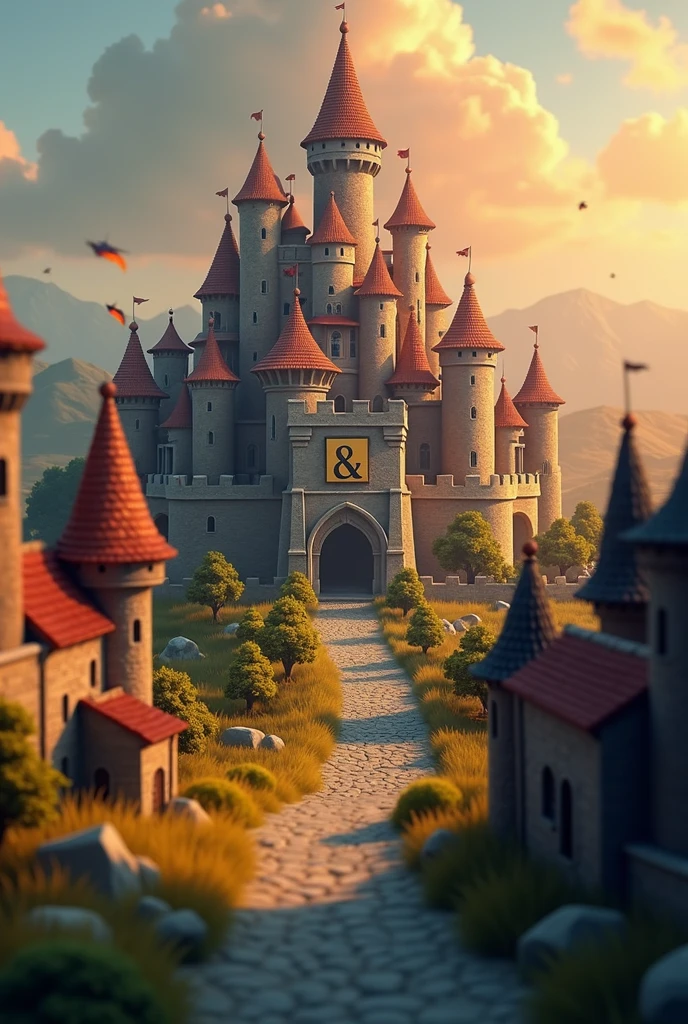 Last War game in war between miniature castles, all castles with the same strength and sizes, with 2D game graphics with the alliance initials written 'atL'