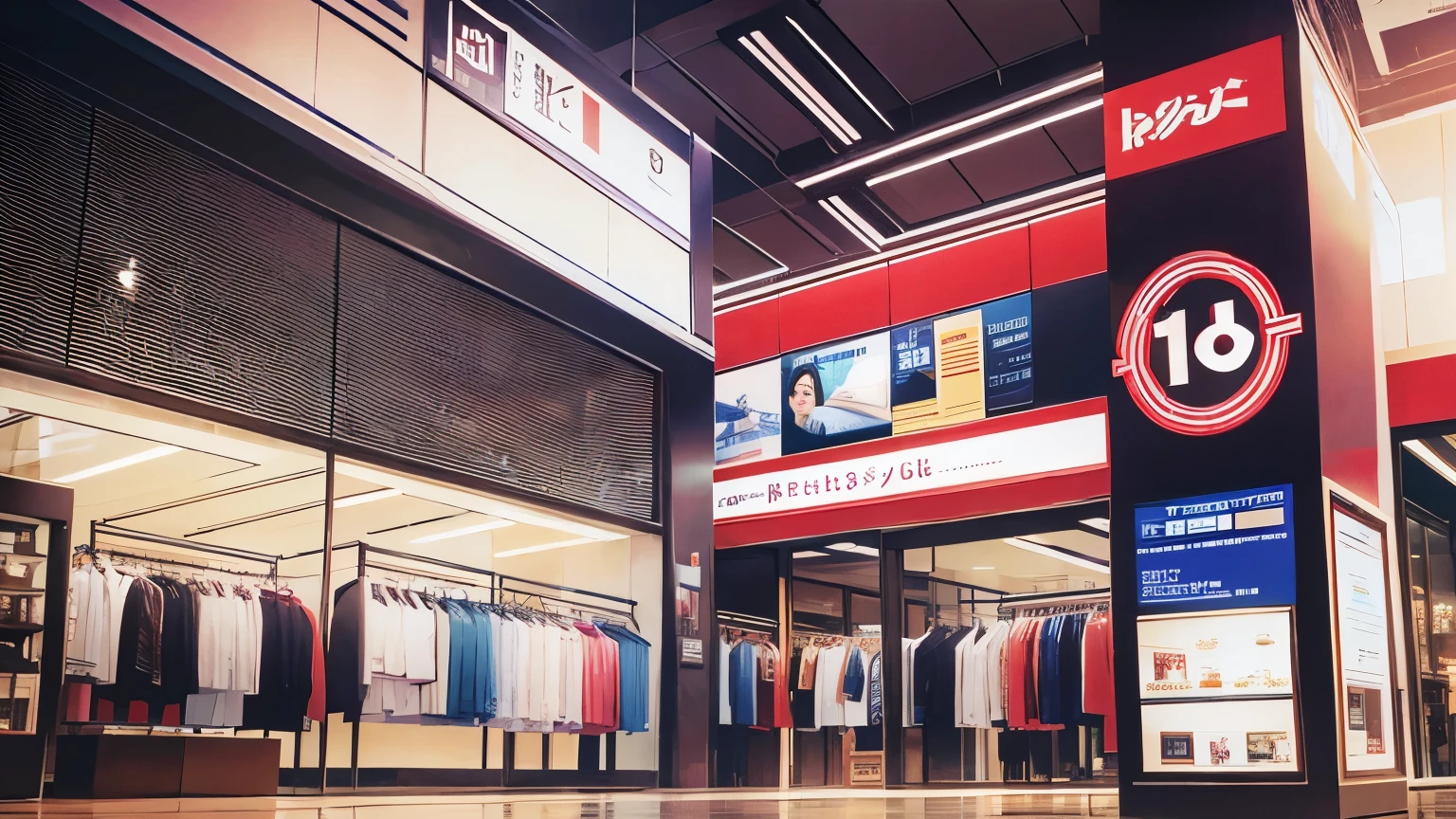 clothes store、Department store、Inside the store