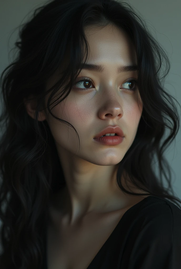 Woman without close