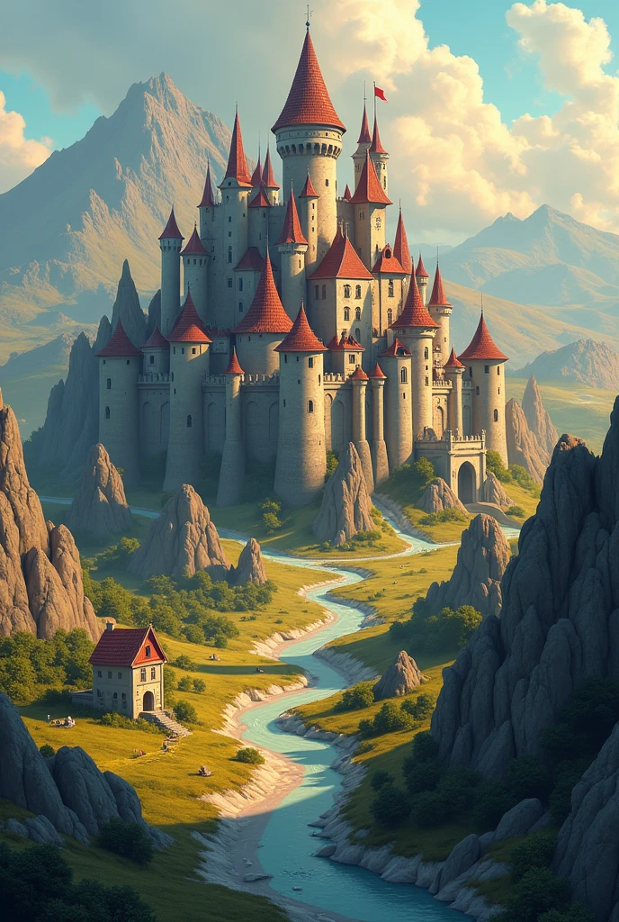 Last War game in war between miniature castles, all castles with the same strength and sizes, with 2D game graphics with the alliance initials written &#39;atL&#39;